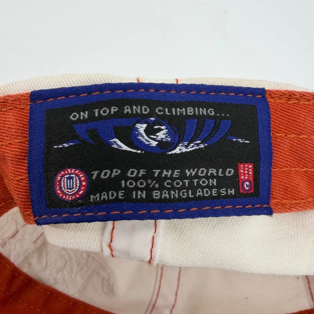 Top of the World Hat Women OSFA Cream Texas Girl‎ Longhorn Floral Baseball Cap